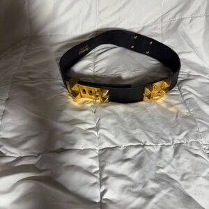 Stylish Black and Gold Belt